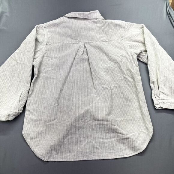 VTG Cotton USA By George Hagopian Women’s Jacket Duster Light Grey denim Small - Picture 10 of 12